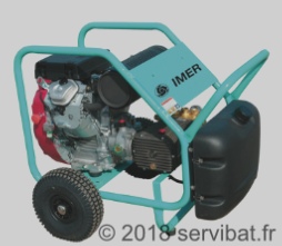 Nettoyeur HP, IMER france, moteur électrique ou essence, eau froide ou chaude (vente, location, entretien, réparation, )
