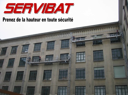 Plateforme suspendue sur mât FIXEO