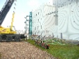 plateforme suspendue (préparation du montage)