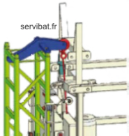 Mât pour plateforme ou nacelle FIXEO Fixator