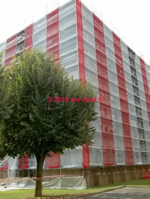 Location échafaudages tubulaire, location avec montage, Lyon