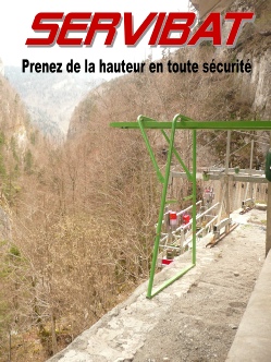 Treuil sur chevalet + plateforme suspendue
