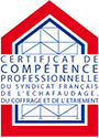 certificat de compétence professionnelle de l'échafaudage 