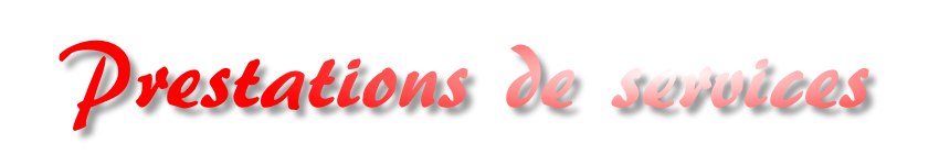 prestations de services (Plateforme suspendue ou sur mâts, monte matériaux, ... )