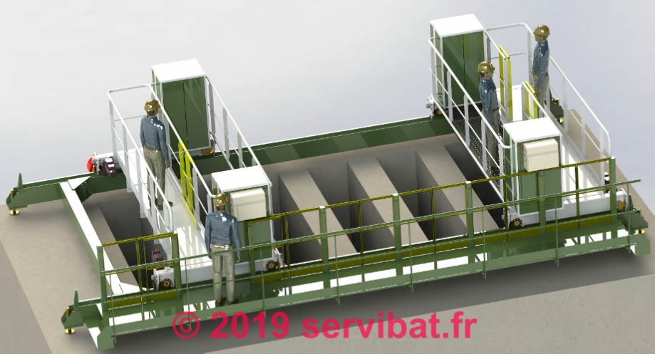 plateforme suspendue sur mesure